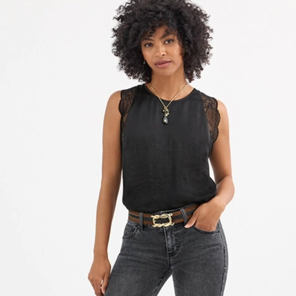 NWT | Cabi 4777 MIXED-MATERIAL TWIST BELT - Picture 5 of 6